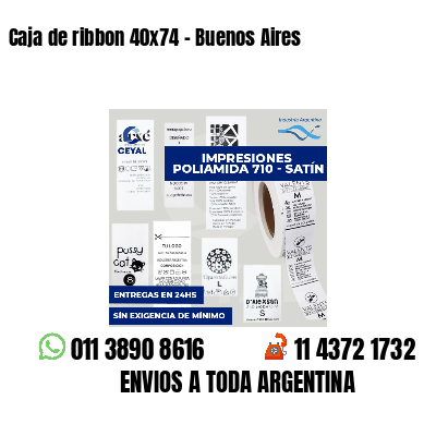 Caja de ribbon 40x74 - Buenos Aires