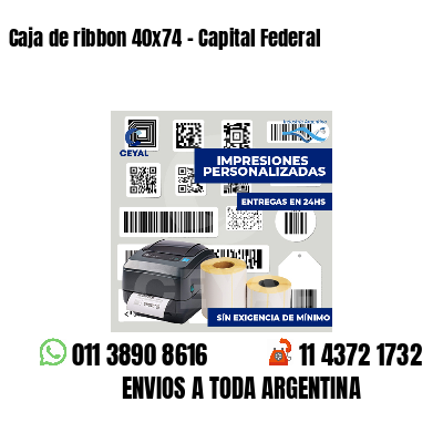 Caja de ribbon 40x74 - Capital Federal