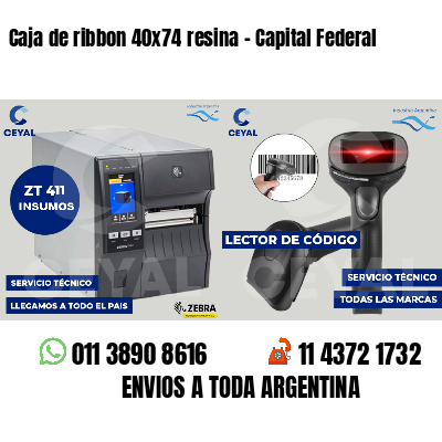 Caja de ribbon 40x74 resina - Capital Federal