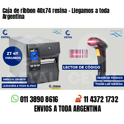 Caja de ribbon 40x74 resina - Llegamos a toda Argentina