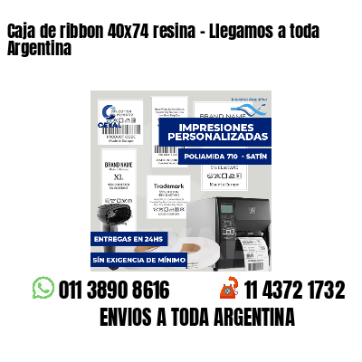 Caja de ribbon 40x74 resina - Llegamos a toda Argentina