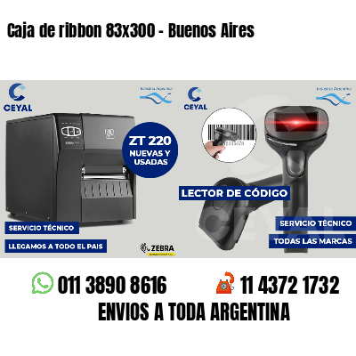 Caja de ribbon 83x300 - Buenos Aires