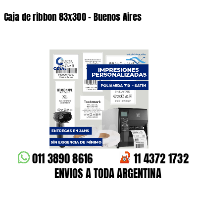 Caja de ribbon 83x300 - Buenos Aires