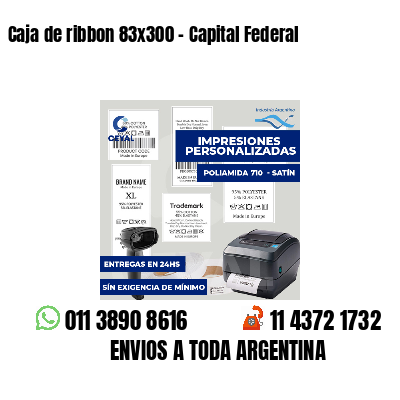 Caja de ribbon 83x300 - Capital Federal