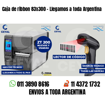 Caja de ribbon 83x300 - Llegamos a toda Argentina