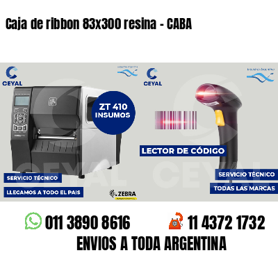 Caja de ribbon 83x300 resina - CABA