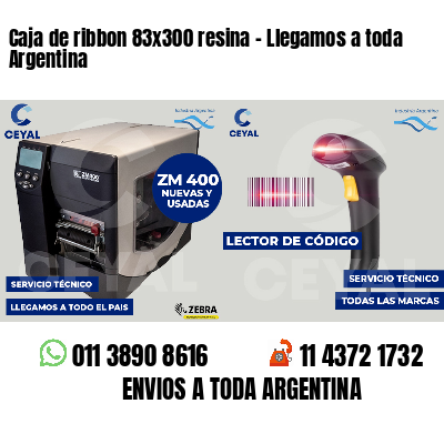 Caja de ribbon 83x300 resina - Llegamos a toda Argentina