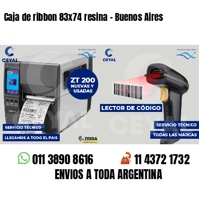 Caja de ribbon 83x74 resina - Buenos Aires