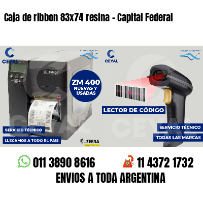 Caja de ribbon 83x74 resina - Capital Federal