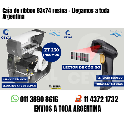 Caja de ribbon 83x74 resina - Llegamos a toda Argentina