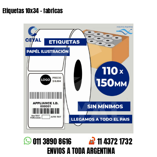 Etiquetas 10×34 – fabricas