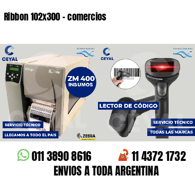 Ribbon 102x300 - comercios