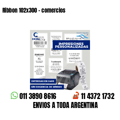 Ribbon 102x300 - comercios