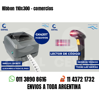 Ribbon 110x300 - comercios