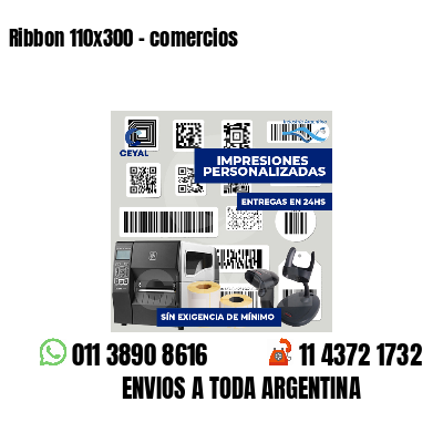 Ribbon 110x300 - comercios