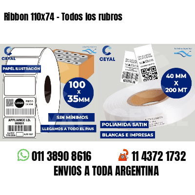 Ribbon 110x74 - Todos los rubros