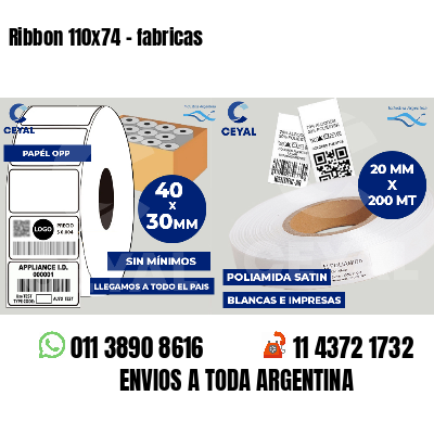 Ribbon 110x74 - fabricas