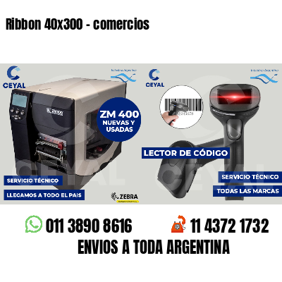 Ribbon 40x300 - comercios