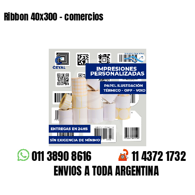 Ribbon 40x300 - comercios