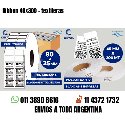 Ribbon 40x300 - textileras