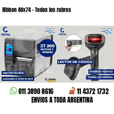 Ribbon 40x74 - Todos los rubros