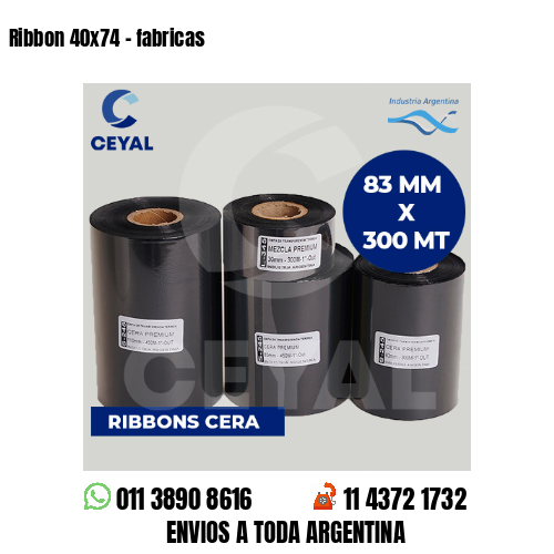 Ribbon 40x74 - fabricas