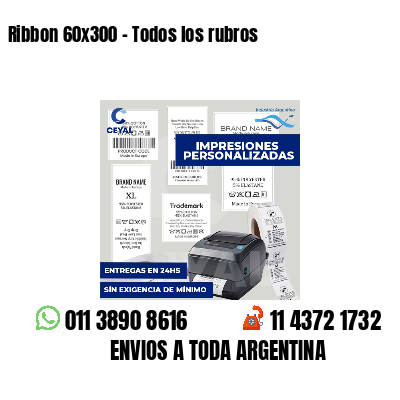 Ribbon 60x300 - Todos los rubros