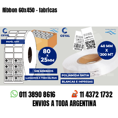 Ribbon 60x450 - fabricas