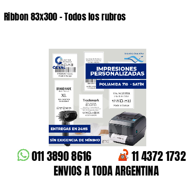 Ribbon 83x300 - Todos los rubros