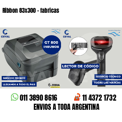 Ribbon 83x300 - fabricas