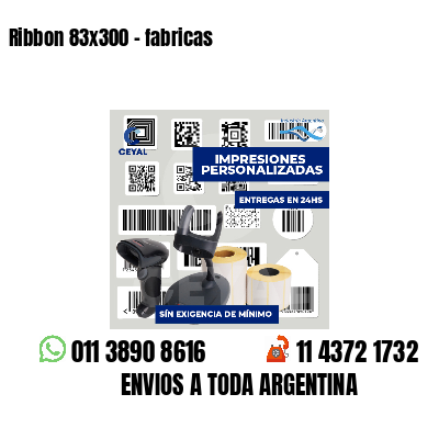 Ribbon 83x300 - fabricas