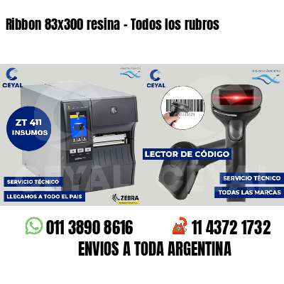 Ribbon 83x300 resina - Todos los rubros