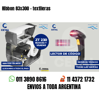 Ribbon 83x300 - textileras