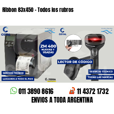 Ribbon 83x450 - Todos los rubros