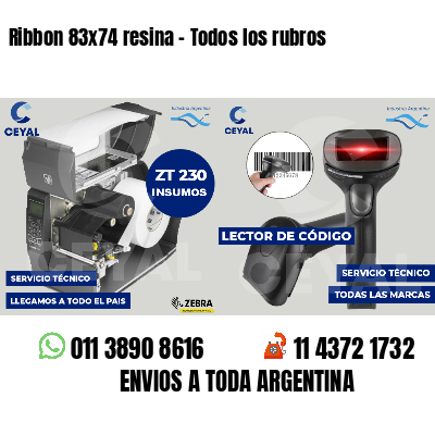 Ribbon 83x74 resina - Todos los rubros