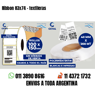 Ribbon 83x74 - textileras