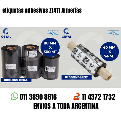 etiquetas adhesivas Zt411 Armerías