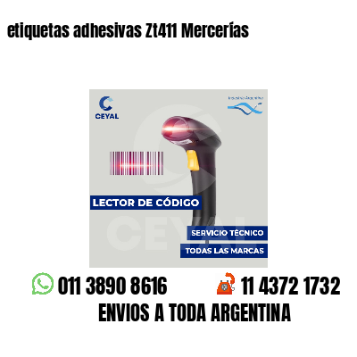 etiquetas adhesivas Zt411 Mercerías