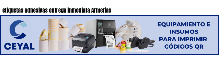 etiquetas adhesivas entrega inmediata Armerías