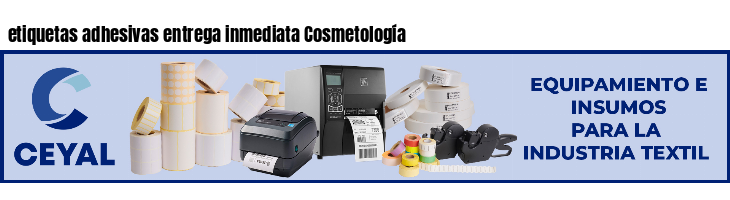 etiquetas adhesivas entrega inmediata Cosmetología