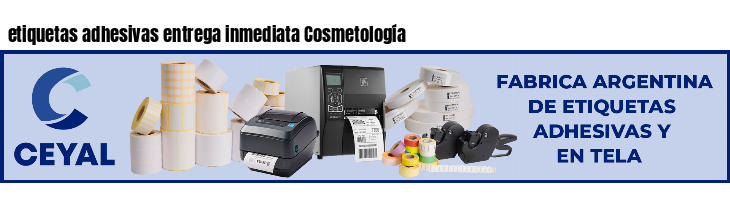 etiquetas adhesivas entrega inmediata Cosmetología