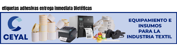 etiquetas adhesivas entrega inmediata Dietéticas