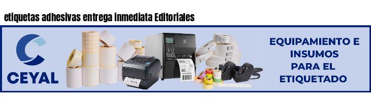 etiquetas adhesivas entrega inmediata Editoriales