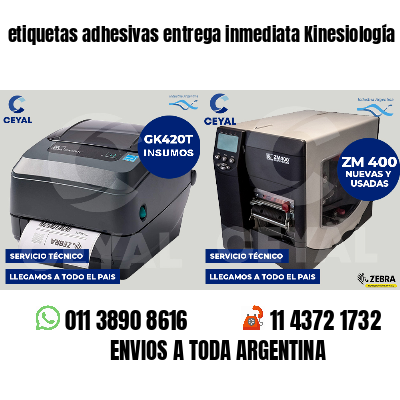 etiquetas adhesivas entrega inmediata Kinesiología