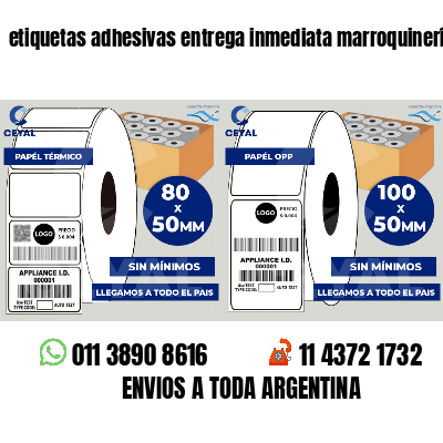 etiquetas adhesivas entrega inmediata marroquinería