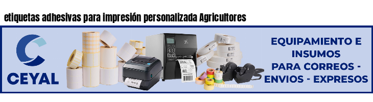 etiquetas adhesivas para impresión personalizada Agricultores