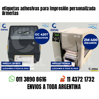 etiquetas adhesivas para impresión personalizada Armerías