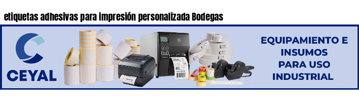 etiquetas adhesivas para impresión personalizada Bodegas