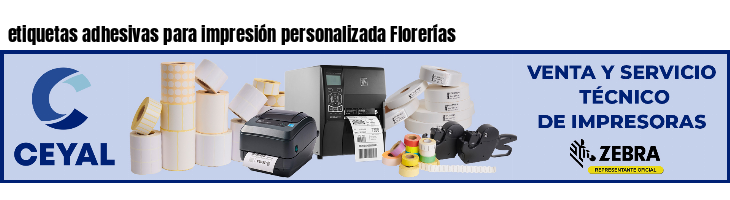 etiquetas adhesivas para impresión personalizada Florerías