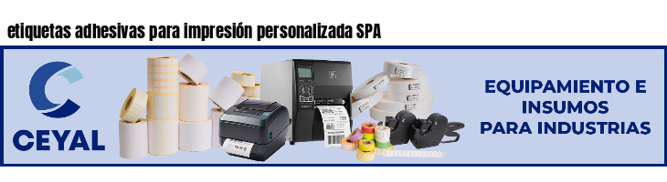 etiquetas adhesivas para impresión personalizada SPA